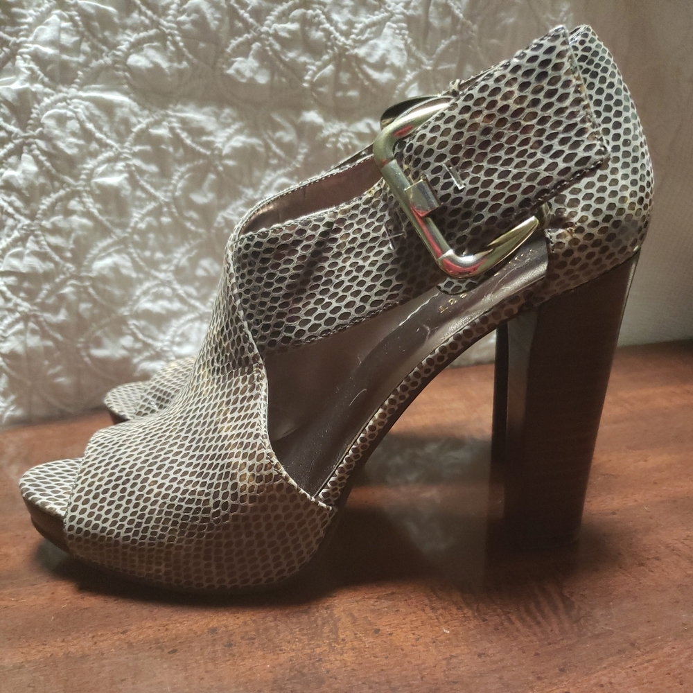 Nine West Reptile Skin Heels
